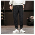 Load image into Gallery viewer, [Kaei Series]★Pants★ 3color Casual Pants Coffee Color Gray Black China Button Print
