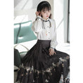 Load image into Gallery viewer, [Kaede bamboo---Kinjoyo series] ★China style setup★ 2-piece set, long-sleeved shirt + skirt, improves temperament, coming-of-age ceremony, everyday wear
