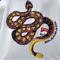 Load image into Gallery viewer, [WEILANG Series] ★T-shirt★ 2 color tops Unisex Harajuku style Cotton Snake Unique Cool Summer Black White
