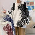 Load image into Gallery viewer, [Emeisa series]★China style sweater★ 3color Unisex Men's Blue Black Red ML XL 2XL 3XL
