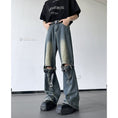 Load image into Gallery viewer, [ZHUIYI Series]★Denim Pants★ Trousers Bottoms Unisex Men's Distressed Stylish Retro ML XL 2XL
