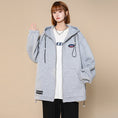 Load image into Gallery viewer, [SENSU Series]★Jacket★ 3color outerwear unisex men's hooded black white gray
