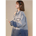 Load image into Gallery viewer, [YOUZIROU Series] ★Outer★ Jacket Denim 3color Unisex Men's Large Size Gradation
