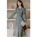 Load image into Gallery viewer, [YUJIAN Series] ★Dress★ Denim dress Retro Easy to match Date Improves temperament Commuting Blue Blue
