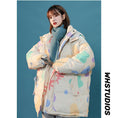 Load image into Gallery viewer, [Suikoishi Series] ★Winter Coat★ Cotton Coat Outerwear 2color Unisex Men's Cartoon White Beige
