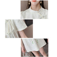 Load image into Gallery viewer, [LINXIAOXIAN series] ★China style dress★ 2color improved cheongsam dress cute short sleeve summer clothes
