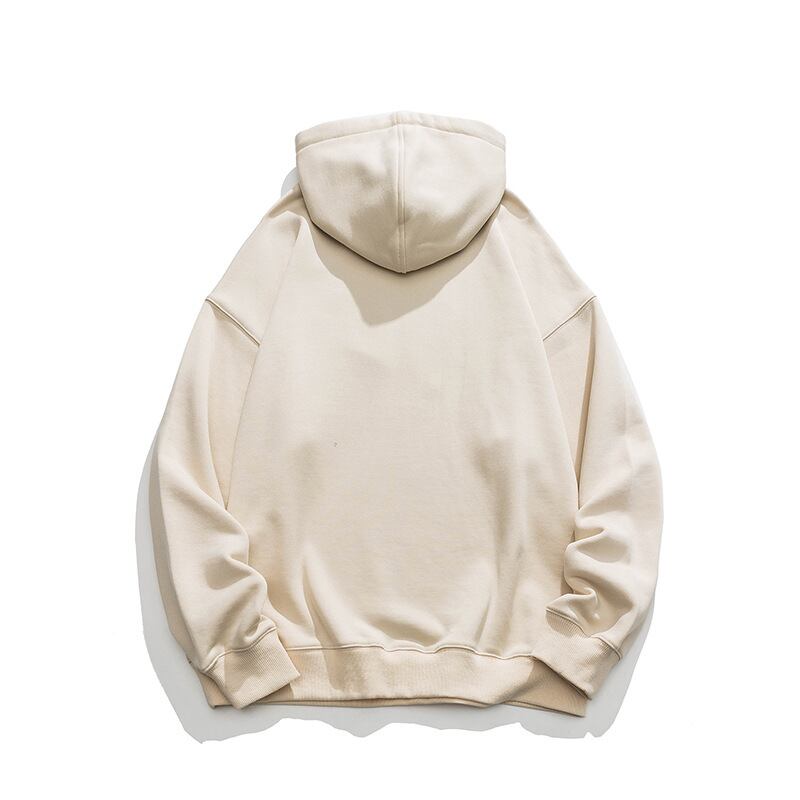 [BIGEMAN Series] ★China style hoodie★ Fleece lining tops embossed 2color unisex men's black beige