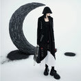 Load image into Gallery viewer, [chicsky---Kurono Series]★Blazer★ Outer PU Black Black Chain Rose SML Original
