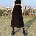 Load image into Gallery viewer, [Modern People Series]★Culotte Skirt★ Fake Layered Harajuku Style Plain Black Black SM Fashion
