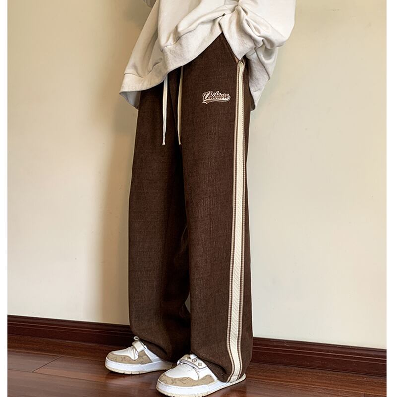 [Vesibo Series]★Casual Pants★ 3color Regular type or brushed lining type Pants Bottoms Unisex Men's