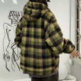 Load image into Gallery viewer, [Style Series]★Outerwear★ Jacket, Unisex, Men's, Can be worn on both sides, Plaid pattern, Hood, Loose, ML, XL
