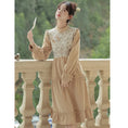 Load image into Gallery viewer, [YUJIAN series]★China style dress★ Switchable, retro, easy to match, date, improves temperament, commuting, floral pattern
