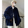 Load image into Gallery viewer, [Satoru Series]★Jacket★ 2color Outer Corduroy Unisex Men's Black Navy Retro
