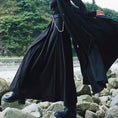 Load image into Gallery viewer, [Daiseiryusu Series] Long Skirt with Belt, Pleated Skirt, Elegant, Slimming, Black
