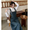 Load image into Gallery viewer, [KEKE series]★Hanging dress★Denim dress Spring clothes Ladies fashion Slimming SML
