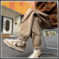 Load image into Gallery viewer, [WANXIAO Series] ★Casual Pants★ Brushed lining 2color Bottoms Trousers Corduroy Unisex Men's Large Size Khaki Brown Black
