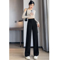 Load image into Gallery viewer, [Lou series]★China style pants★Bottoms Casual pants Chinese button black Black
