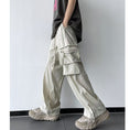 Load image into Gallery viewer, [KADISHOU series] ★Casual pants★ 3color pants bottoms unisex men's black beige pink
