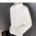 Load image into Gallery viewer, [Kouisha Series] ★Tops★ 2color Unisex Men's Simple Plain White Black White Black ML XL
