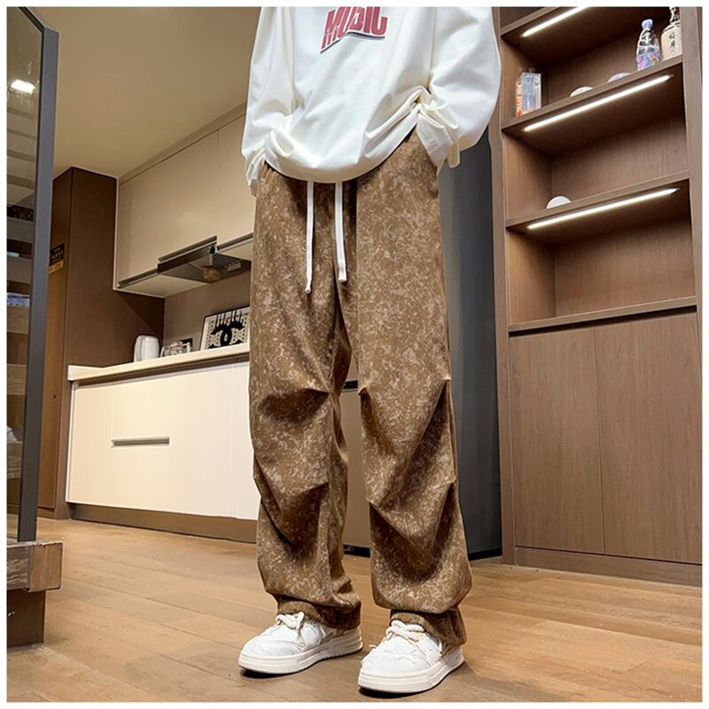 [NANSHI Series] ★Casual Pants★ 3color Bottoms Trousers Corduroy Unisex Men's Black Gray Coffee Color