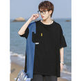 Load image into Gallery viewer, [MANYSTON Series]★China style T-shirt★ Tops 2color Unisex Men's Short sleeve Color scheme Black White Cotton
