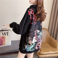 Load image into Gallery viewer, [YIDIEQIAN series]★China style hoodie★ Tops 2color black white print casual
