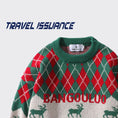 Gallery viewerに画像を読み込む, 【TRAVEL ISSUANCEシリーズ】★セーター★ 2color トップス クリスマス 男女兼用 メンズ レッド グリーン 鹿
