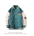 [PPDJ Series] ★Stadium Jacket★ 3color Outerwear Unisex Men's Large Size Apricot Black Blue Green