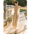 Load image into Gallery viewer, [Az Suna Series] ★Chinese style setup★ Improved Hanfu Thin outerwear + Hanging dress 2color Beige Purple
