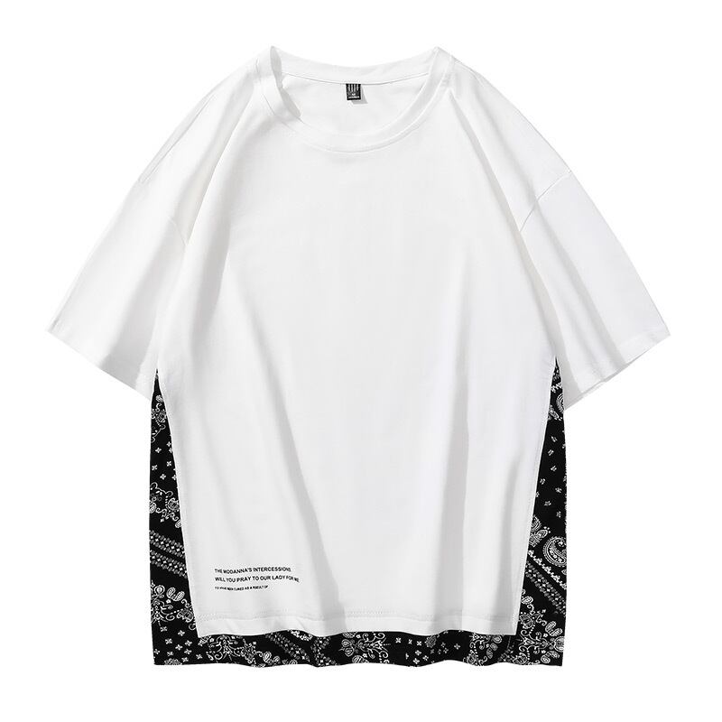 [BAOYAN Series]★T-shirt★ Large size M~9L 2color Tops Unisex Men's Faux Layered