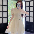 Load image into Gallery viewer, [LINXIAOXIAN Series] ★China-style dress★ Improved cheongsam dress, cute, short sleeve, summer clothes, improves temperament, wedding
