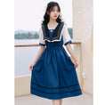 Load image into Gallery viewer, [Jinkyoku Series] ★One Piece★ Sailor Uniform Short Sleeve Cute Ladies Date Photo Shoot Summer Clothes Lolita
