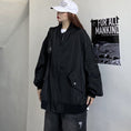 Load image into Gallery viewer, [MGJM Series]★Star Jacket★ Jacket Outerwear Unisex Men's Casual Black Black ML XL
