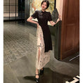 Load image into Gallery viewer, [XJXJ Series]★China style setup, single item order★ Tops or skirts, lettering pattern, improves temperament, slims down appearance
