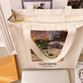 Load image into Gallery viewer, [Andcici---Gardens Series]★Bag★ Tote bag, canvas bag, large capacity, date, floral pattern, oil painting style, color scheme, casual
