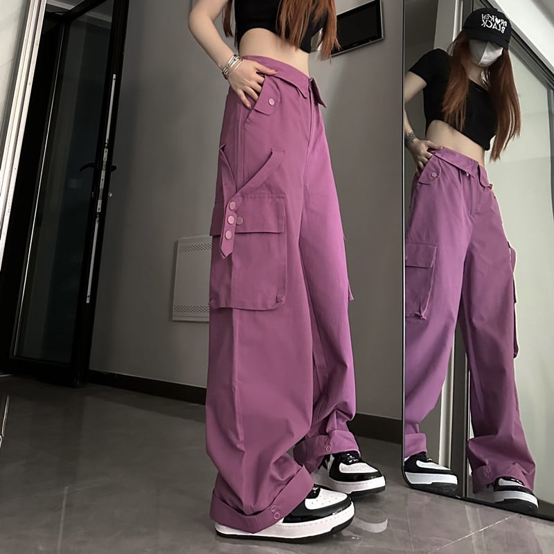 [Style Series]★Casual Pants★ 3color Bottoms Trousers Unisex Men's Stylish Black Gray Pink