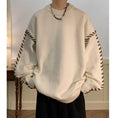 Load image into Gallery viewer, [PPG Series]★Sweater★ 3color Tops Unisex Men's Brown Black White Simple
