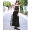 Load image into Gallery viewer, [Old Monster --- Rabbit Series] ★China style obi★ Belt Fringe S M L XL Easy to match Black Black
