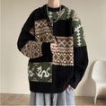 Load image into Gallery viewer, [PPG Series]★Sweater★ 3color Tops Unisex Men's Ethnic Black Apricot Blue
