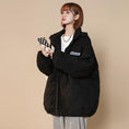 Load image into Gallery viewer, [Suikoishi Series] ★Winter Coat★ Cotton Coat Outerwear 3color Unisex Men's Gray Black White
