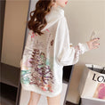 Load image into Gallery viewer, [YIDIEQIAN series]★China style hoodie★ Tops 2color black white print casual
