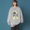 Load image into Gallery viewer, [JC Series]★Tops★ 3color Sweatshirt Sweatshirt Unisex Men's Cartoon Light Gray Black Blue
