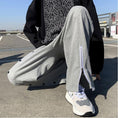 Load image into Gallery viewer, [GUYAN Series] ★Casual Pants★ 2color Bottoms Unisex Men's Plaid Pattern Black Gray
