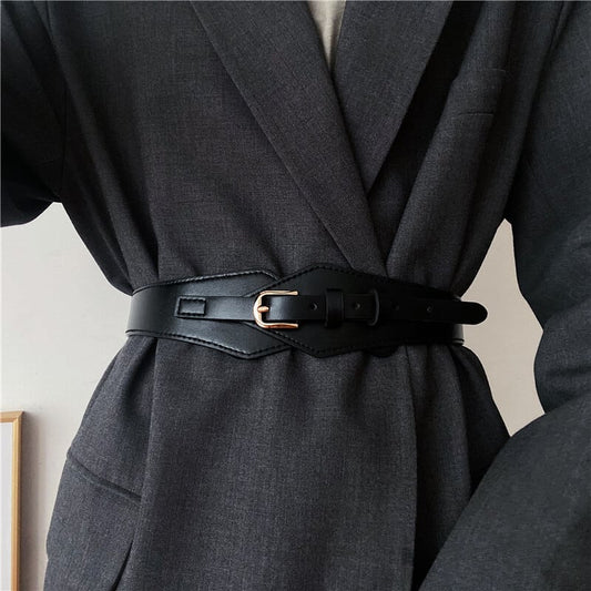 [Yuwei Series]★Belt★ 2color Accessories Small items Easy to match Retro Black Brown Cute