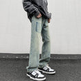 Load image into Gallery viewer, [BIGEMAN Series]★Denim Pants★ Retro Bottoms Trousers Unisex Men's Large Size Slimming
