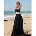 Load image into Gallery viewer, [Daiseiryusu Series] ★Pants★ Bottoms Casual Pants Black Black High Waist Slimming Plain
