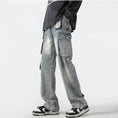 Load image into Gallery viewer, [Emeisa Series]★Pants★ Casual Pants 3color Unisex Men's Denim Pants Black Blue Coffee Color
