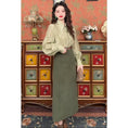 Load image into Gallery viewer, [Misslin Fashion Series]★Setup, single item order★ Shirt or skirt, green, date, commuting, office lady, easy to match
