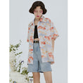 Load image into Gallery viewer, [Yangji Great Dream Series]★China style shirt★ Tops Goldfish print short sleeve shirt Cute cool summer clothes
