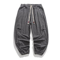 Load image into Gallery viewer, [Small Trouble Series]★China Style Pants★ 3color Bottoms Unisex Men's Large Size China Button Gray Black
